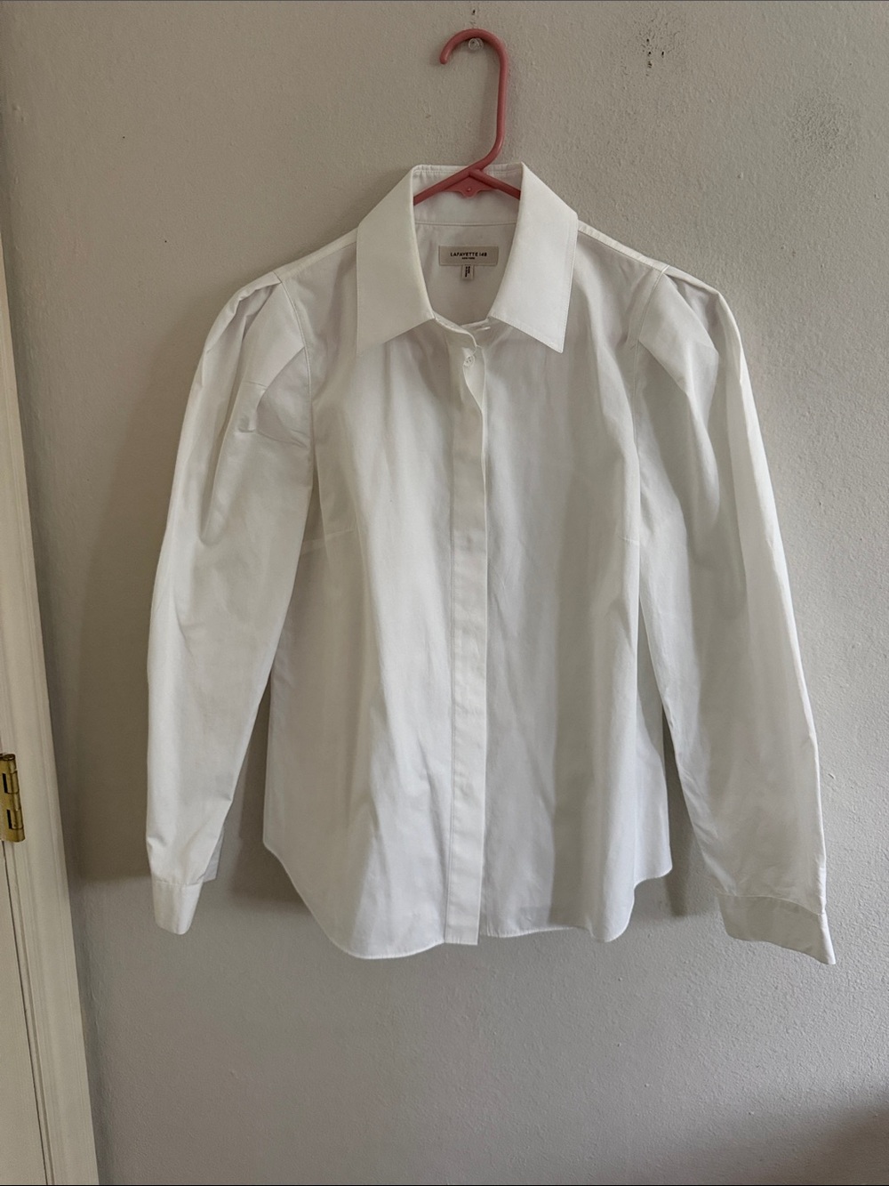 Lafayette 148 White Button Down Size 6